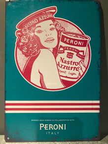 Peroni Tin Metal sign