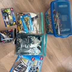LEGO Sets and Complete Blue Box and Building Plates