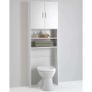 FMD Washing Machine Cabinet with Storage Space White Image 3