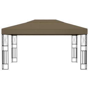 Gazebo 3x4 m Taupe Fabric