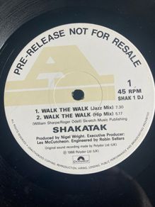 Promo copy Shakatak 12 inch vinyl single in vg+ condition