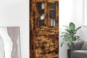 Highboard Smoked Oak 69.5x34x180 cm