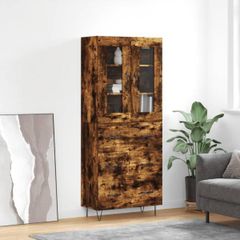 Highboard Smoked Oak 69.5x34x180 cm