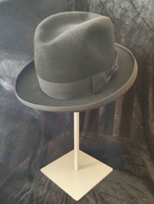 vintage Martin Homburg fedora hat.