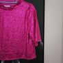 Pink Sequins Blouse S New Image 3