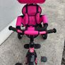 Kiddo 4-in-1 Tricycle with Push Handle - Pink Image 3
