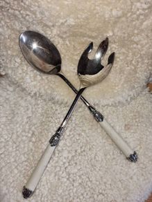Newbridge Silverplated 2 Piece Salad Server Set