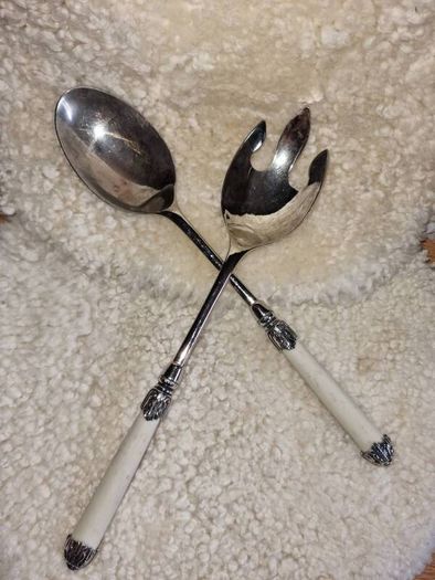 Newbridge Silverplated 2 Piece Salad Server Set
