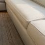 large L shaped cream sofa Image 4
