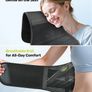 Back Support Belt for Lower Back Pain Relief with 7 Stays, Adjustable Back Brace Support for Work, Heavy Lifting, Lumbar Support Belt for Sciatica Scoliosis (Blue, M) Image 7