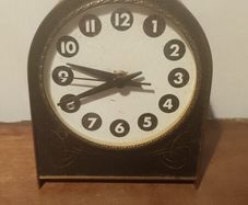Vintage Brass Clock