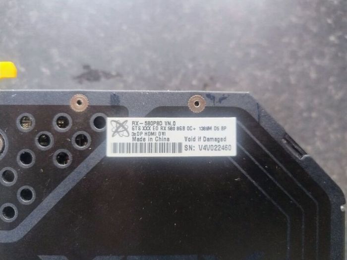 Graphics card never used - XFX Radeon RX 580 8GB GDDR5 XXX