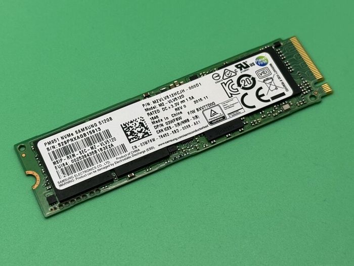 Samsung Pm951 512gb Nvme Ssd