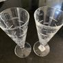 Waterford  Crystal  very tall 9 1/4 inch  Jasper Conran glasses Image 3