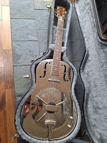 Gold Tone GRE Paul Beard Signature Steel Resonator + Original Hard Case