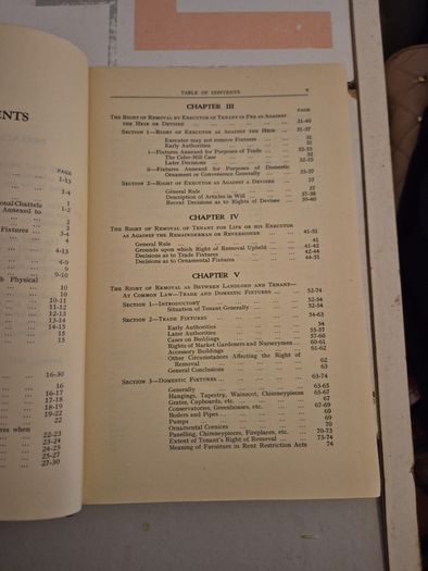 Vintage The Law Relating to Fixtures Benaiah Adkin