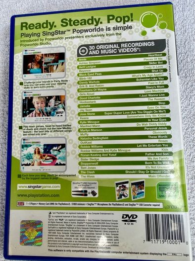 PS2 , Singstar Popworld