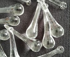 Glass - Crystal -  Raindrop Lot