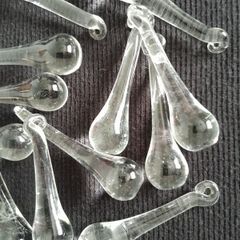 Glass - Crystal -  Raindrop Lot