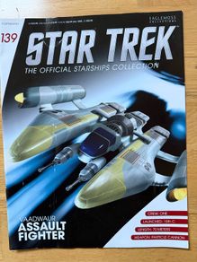 Star Trek The Official Starships Collection Issue 139 Vaadwaur Assault Fighter