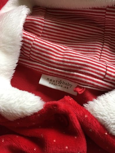 Next Santa dress and tights two piece set