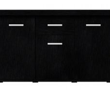 Solid Black Cabinet | 120X50X75