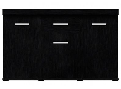 Solid Black Cabinet | 120X50X75