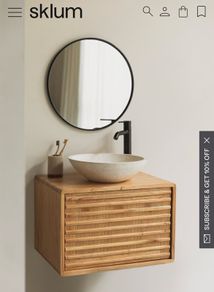 bathroom cabinet and sink