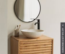 bathroom cabinet and sink
