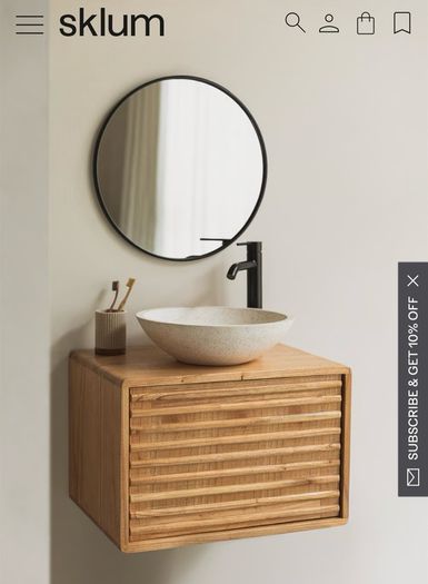 bathroom cabinet and sink
