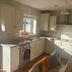 Cream Kitchen for Sale Including Appliances
