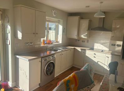 Cream Kitchen for Sale Including Appliances