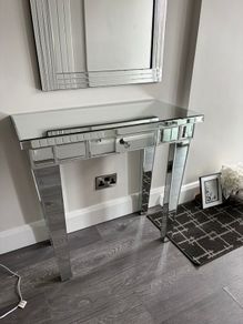 Glass Hall table
