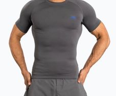 Venum gray short sleeve rashguard  size s