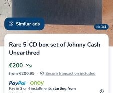 Rare limited edition box set of Johnny Cash 2003