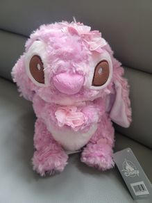 Disney store Japan Stitch Plush SAKURA Pink 2025 Cherry Blossom limited NEW
