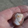 Vintage 14k Gold Cameo Brooch(5 grams) Image 2