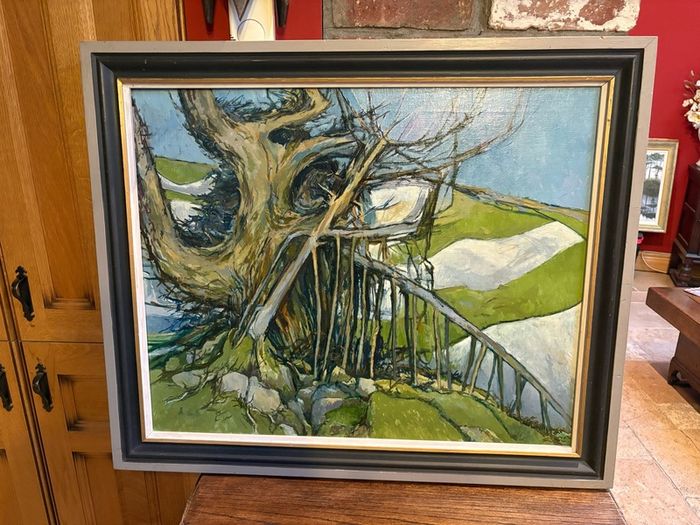 Original oil painting - Albert B Ogden