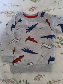 Primark Baby Jumper With Crocodiles  12-18 months
