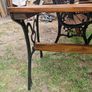 cast iron garden table Image 3