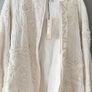 RIVER ISLAND NEW Cream Embroidered Trophy Jacket SZL Image 2