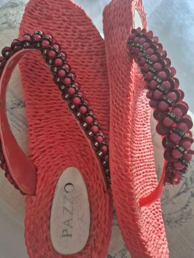 Pazzo Jewelled Flip Flops