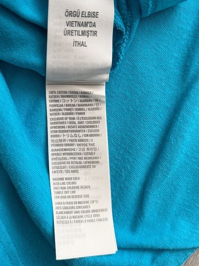 Hollister Mens Turquoise Blue Diamond Logo Polo Shirt (Size L)