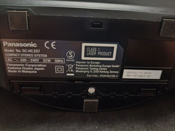 Panasonic SC-HC297 compact stereo system