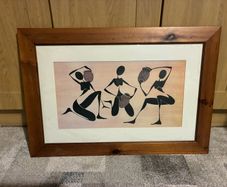 Pine framed print