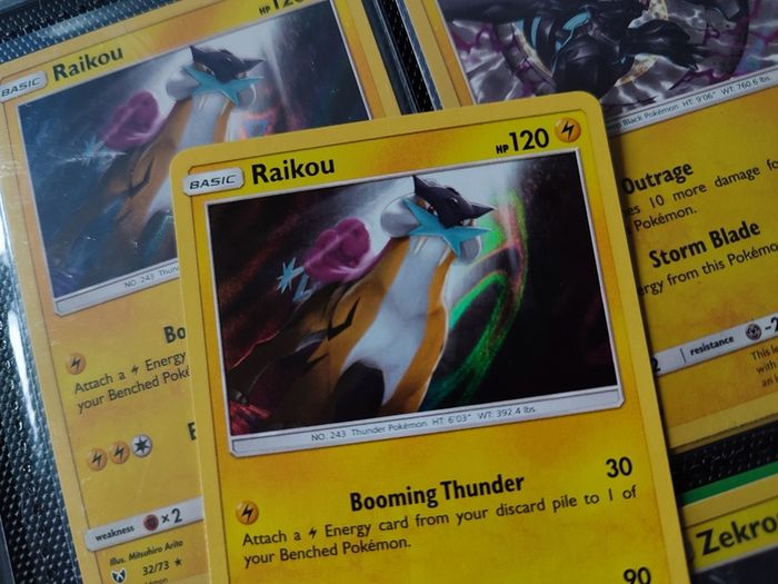 Raikou ! Holo Rare ! from Shining Legends Set ! 2017 ! Pokemon Card !