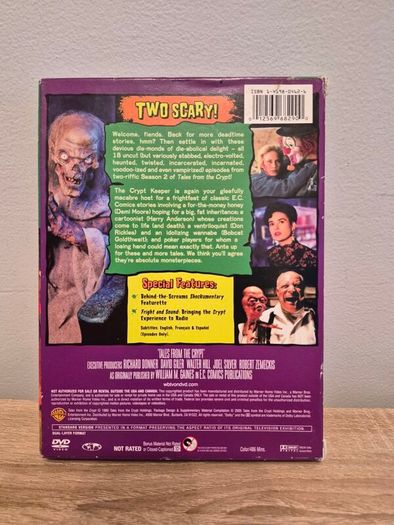 Tales from the Crypt - The Complete Second Season (DVD, 3-Disc Set) Region 1