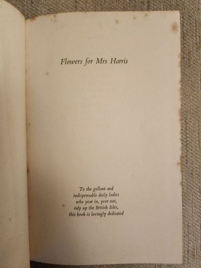 Paul Gallico books. Flowers  for Mrs Harris, Thomasina, and The small miracle. All hardback with dustjacket in good condition. Thomasina is a first edition.35