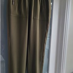 M&S khaki lightweight combat pants with cuffed ankles Sz 12