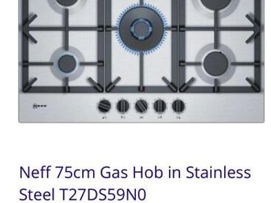 Gas Hob 5 Ring Neff 75cm X 52cm Unused For Sale in Blackrock, Dublin ...